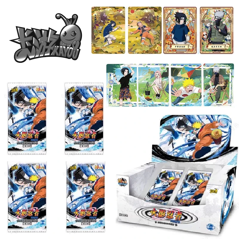 Kayou Naruto Chapter of Formation Sixth Bullet Uchiha Sasuke Haruno Sakura Whole Box Toys Christmas Birthday Gift CollectionCard