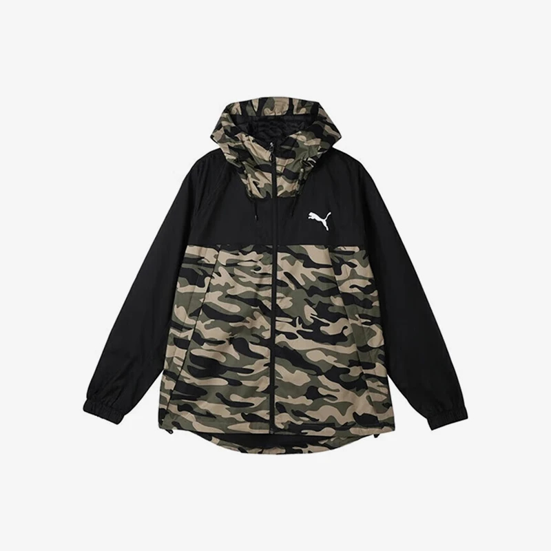 Puma Authentic 2025 Spring and Autumn Mens Camouflage Woven Outdoor Functional Jacket 685840-60