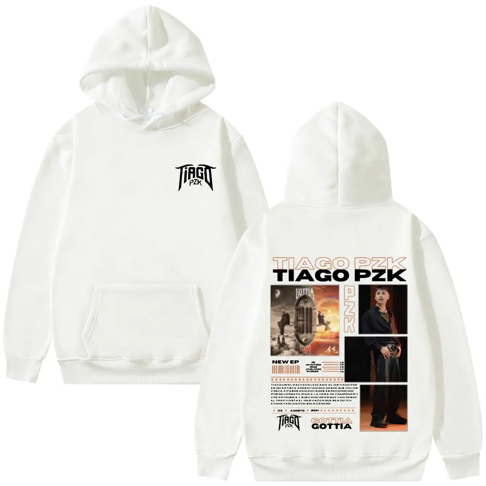 Rapper Tiago Pzk Gottia Graphic Hoodie Men Women Fashion Hip Hop Hooded Sweatshirt Men's Casual Oversized Pullover Streetwear