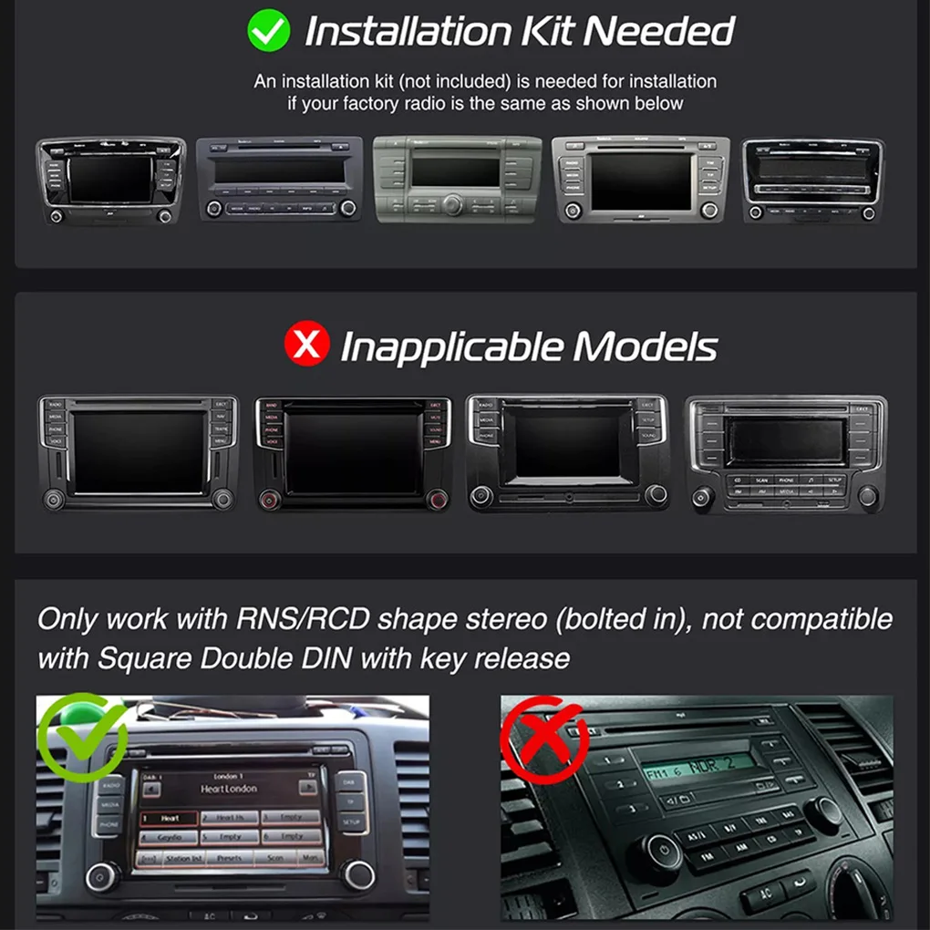 GOLF MK5 MK6 7 Car Stereo With 264 Bluetooth Functionality And High Fidelity Sound For GOLF MK5 MK6 7 Car Stereo
