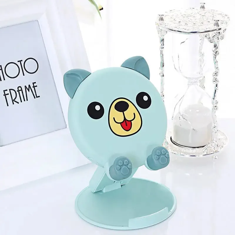 1PC New Cartoon Cute Phone Stand Folding Small Portable Multi Functional Adjustable Universal Tablet Stand Lazy God Tool