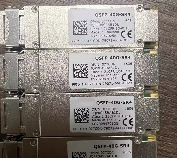 2pcs Original QSFP-40G-SR4 7TCDN QSFP+ 40GbE 850nm Optical Transceiver Module