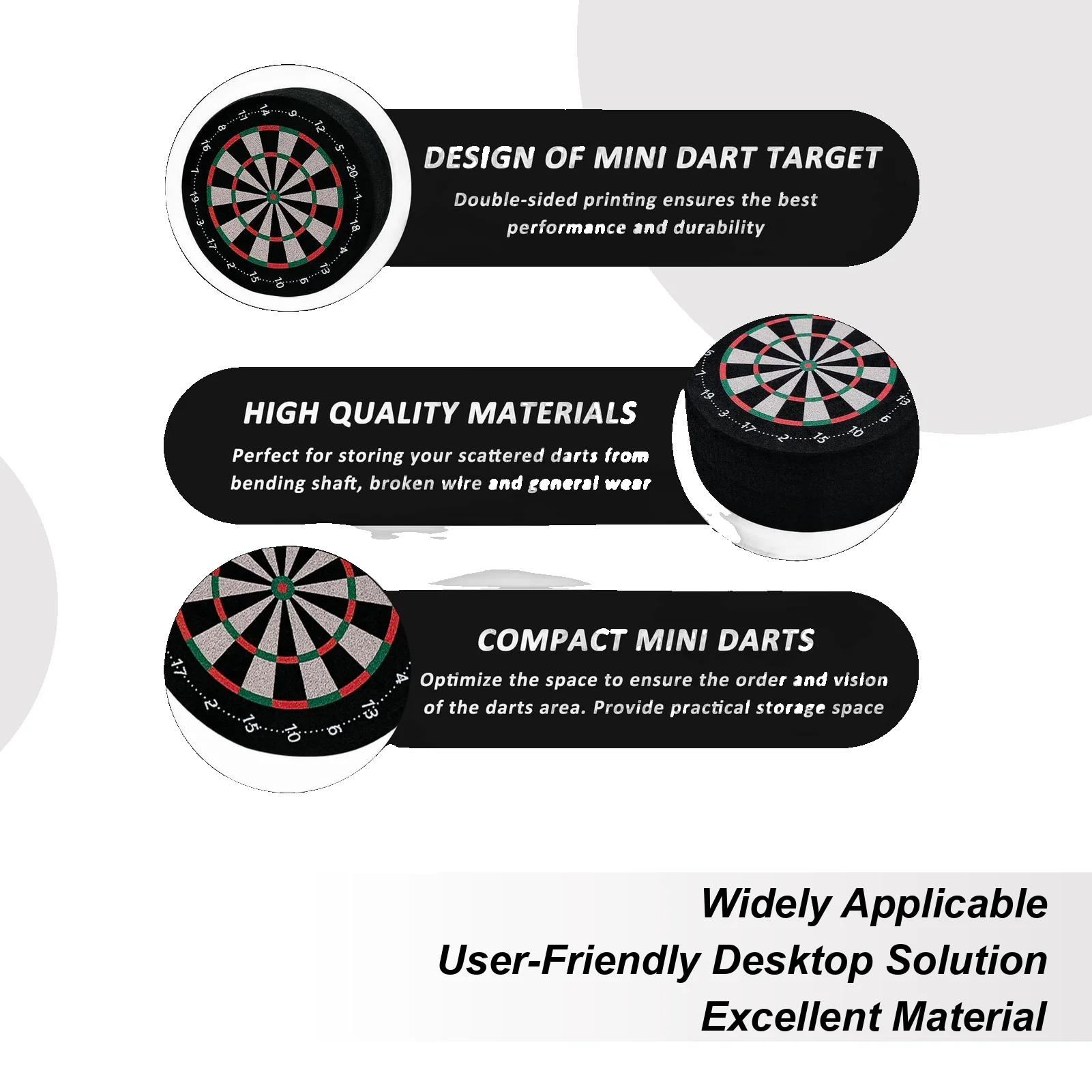 

Настольный держатель для дротиков, 2 шт., аксессуары для игровой комнаты, мини-станция для дротиков для игроков, соревнователей, домашней игровой комнаты, бара