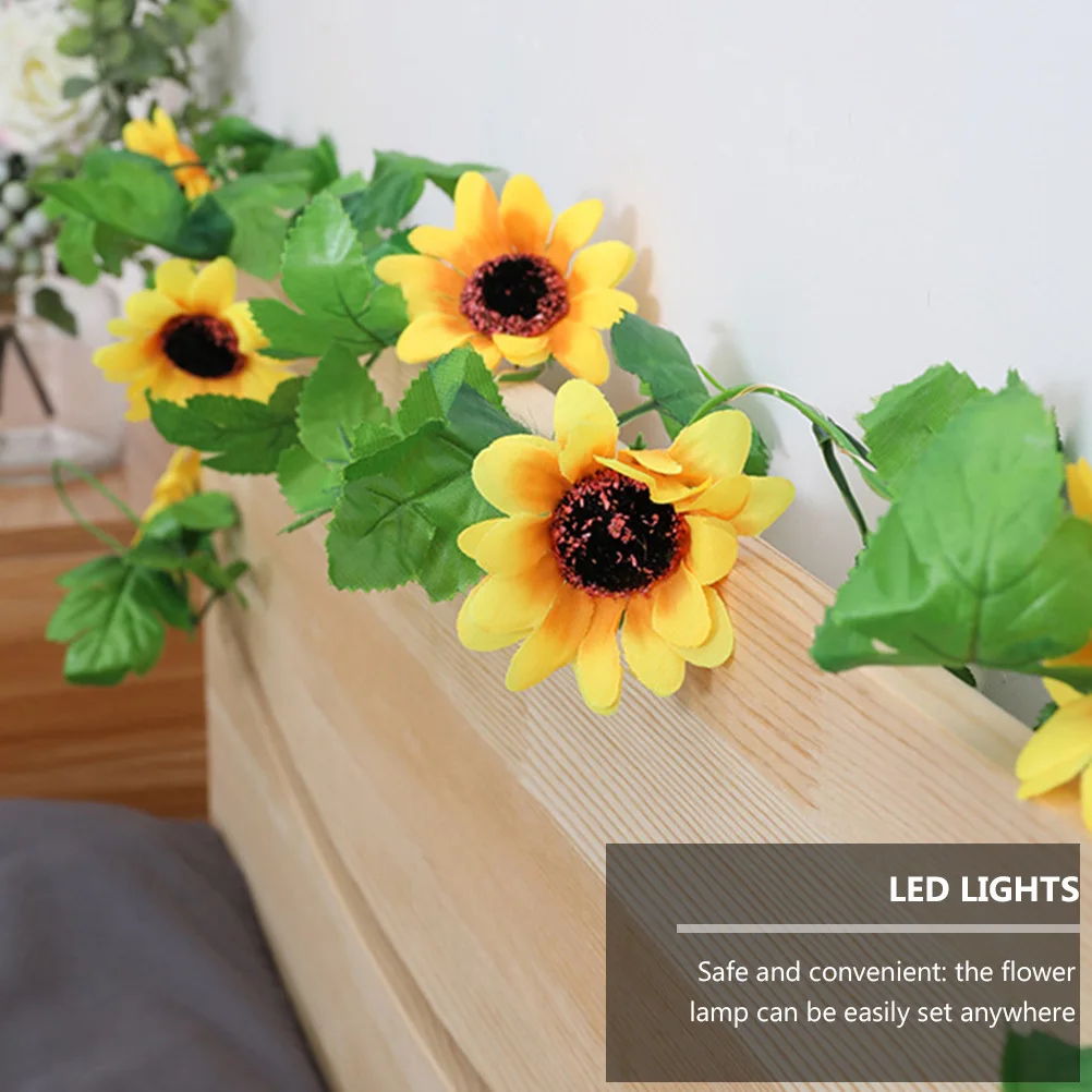 

1Pcs Exquisite Sunflower Imitation Light String Safe Low Voltage LED Lamp for Valentine's Day Festivals LED Lights