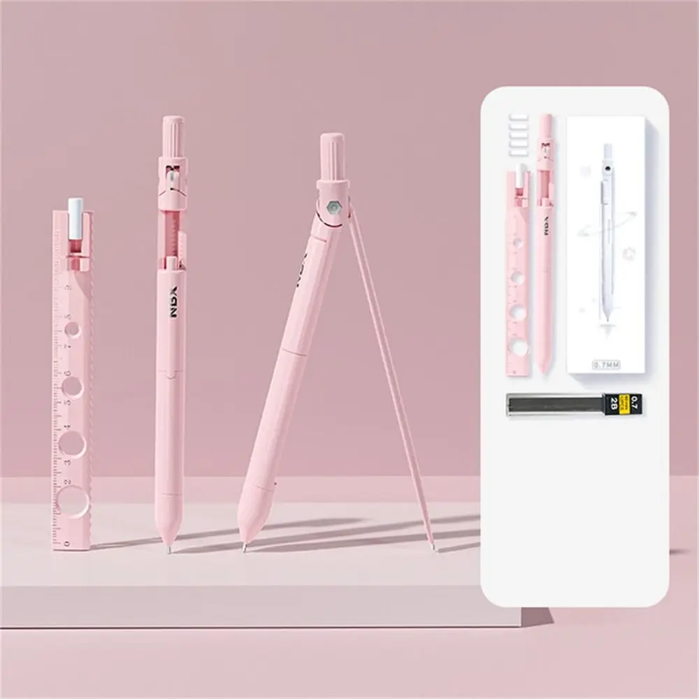 

High Precision Compass Pencil Unique Design Drawing Math Compasses Stationery Adjustable Geometry Compass Art Design