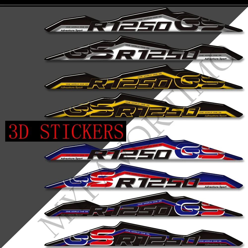 

Extension Extender Fairing Fender Tank 3D Pad Stickers Decal ADV Adventure Protector For BMW R1250GS R1250 R 1250 GS GSA HP