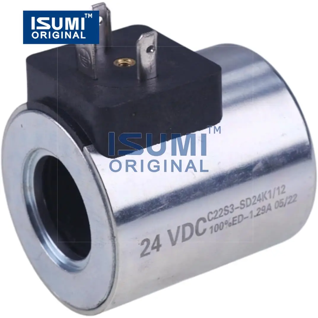 

Industrial Solenoid Valve Coil S1-024000 24V 1.29A, For Parker Argo Hytos 012000 2.72 1.15 944-0024