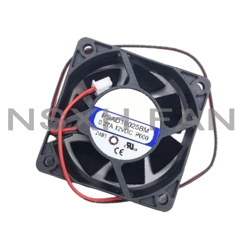 New Cooler Fan PSAD16025BM DC12V 0.27A 6025 6cm