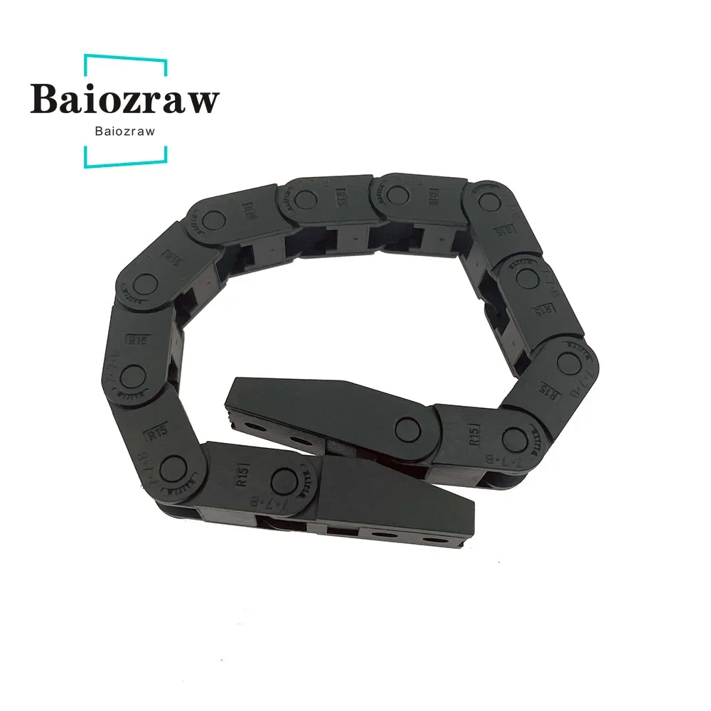 Baiozraw 1 Set Voron 0.2 Cable Chains Set Customized open drag chain Black Openning Type Wire Chains  for Voron 0.2/0.1 Parts