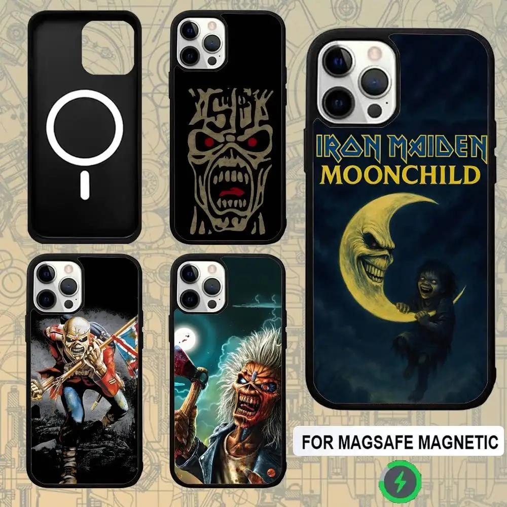 

Run-To-The-Hills I-Iron-Maiden-es Phone Case For IPhone 17,16,15,Pro,Max,Air,14,Plus,13,12,11 Magesafe Wireless Charge Cover