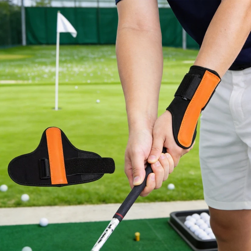 Golf Swing Trainer Aids Improved Accuracy Pro Power Band Golf Posture Swing Gesture Alignment Golf Beginner Practice Wrist Tool