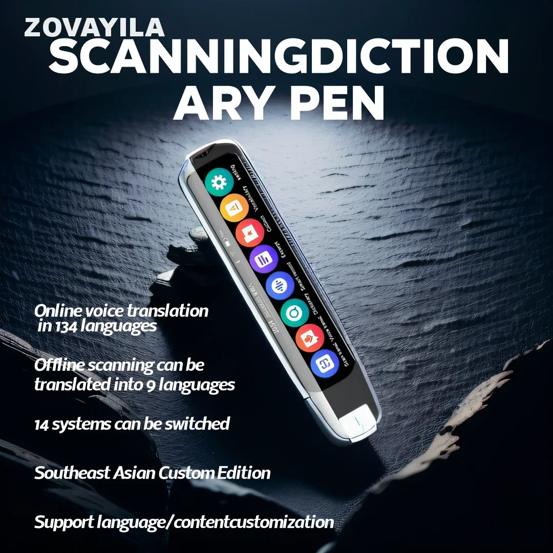 

Intelligent Translation Pen Offline Chinese English Japanese Korean Russian German Cantonese Malay Southeast Asian Scanning Pen