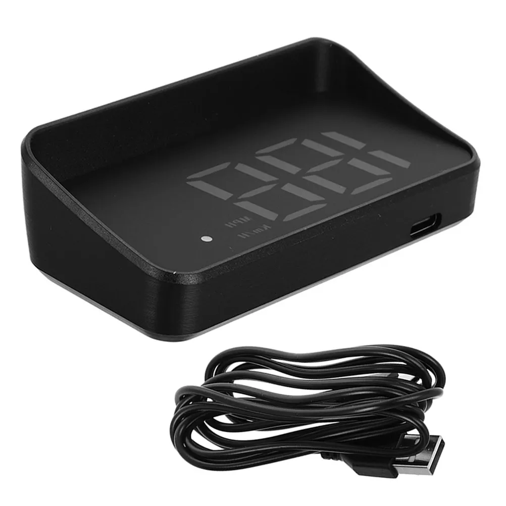 1Set Speedometer for Car Dashboard LCD Display Cold Green Screen Real-Time Speed Tracker Compass Kilometer Counter