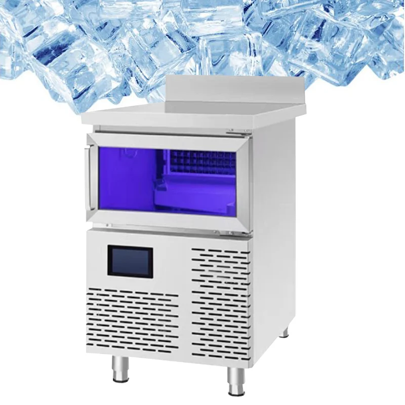 ﻿ Бытовая коммерческая машина для изготовления льда, магазин холодных напитков, кофейня, многоцелевой льдогенератор