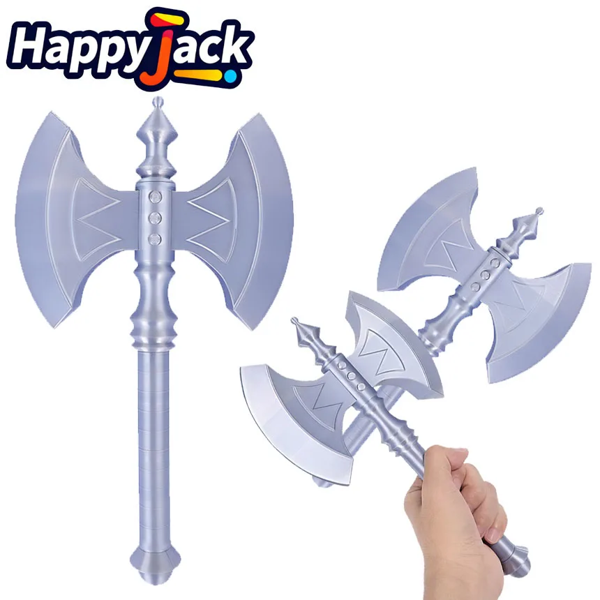 Accesorio de Disfraz de Hacha de Batalla para Cosplay, Hacha de Doble Hoja para Disfraz de Personaje de la Película 2026, Accesorios para Disfraces de Halloween y Carnaval