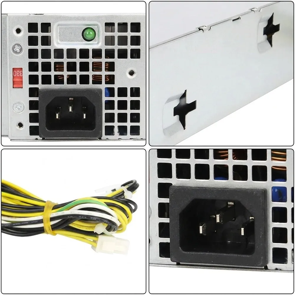 260W Switching Power Adapter for Dell For Optiplex 5090 7090 3060 3050 7050 Desktops with 6 pin + 4 pin + 4 pin Connectors
