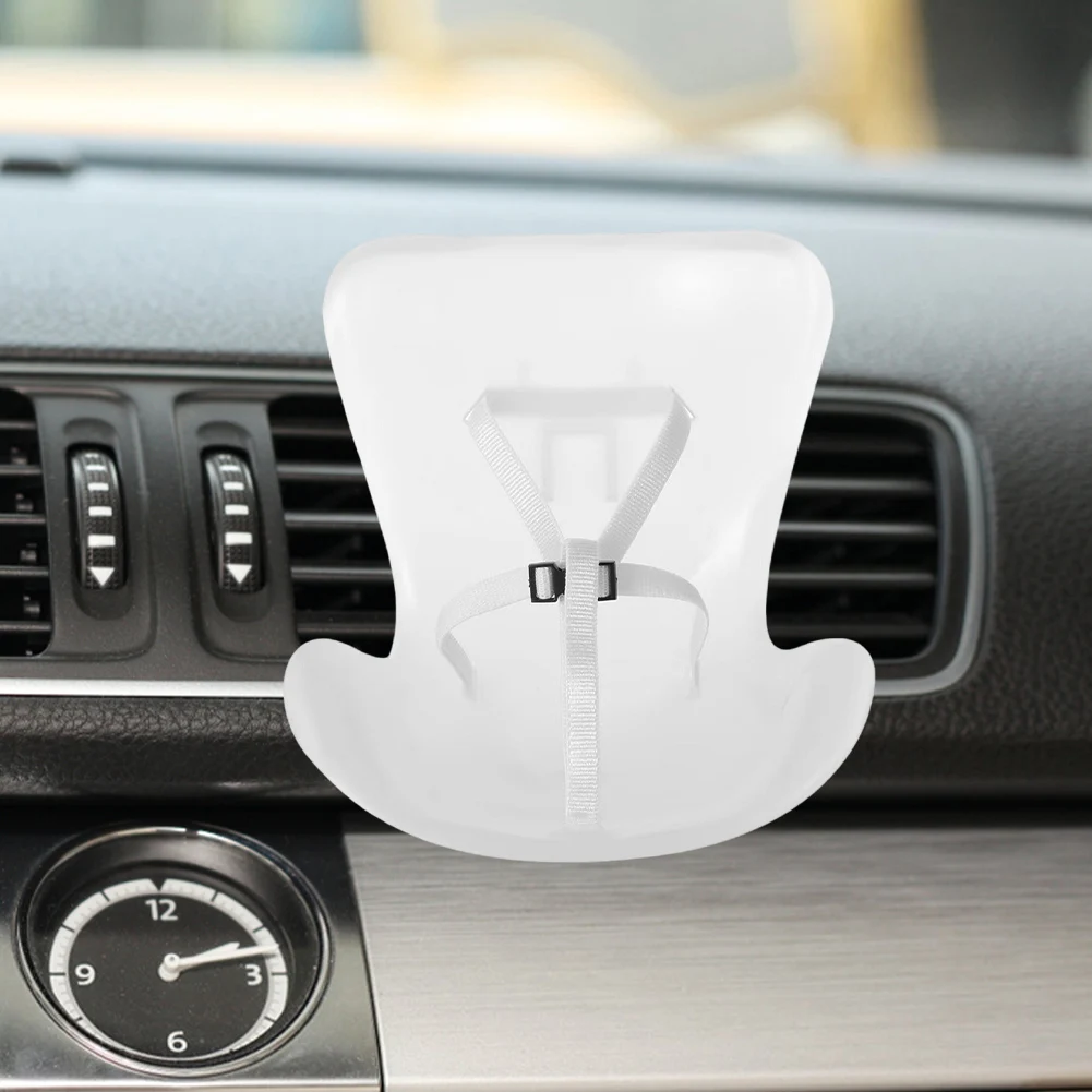 Cute Doll Car Seat with Belt Plush Doll Seat Car Decor Multi-Function Doll Vent Car Seat for Car Air-Conditioning Vents