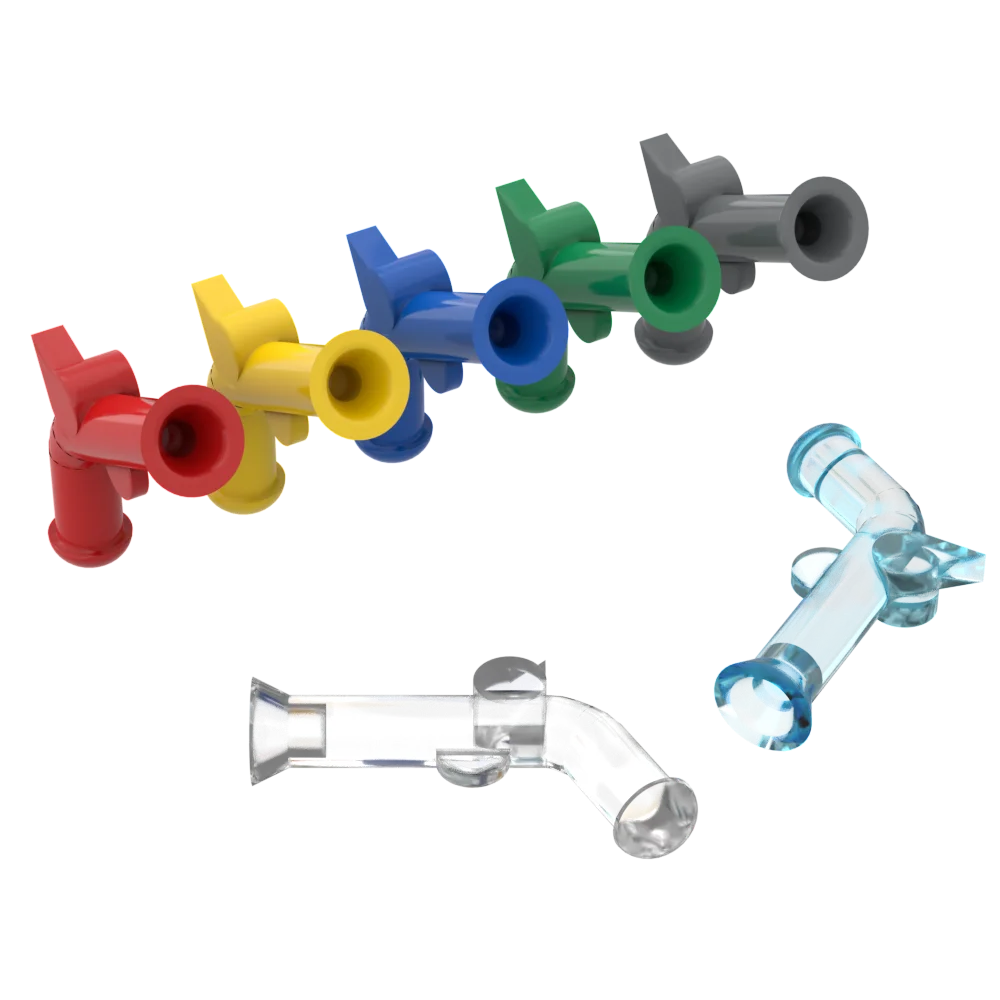 10pcs MOC Brick Parts 2562 77024 Gun Pistol Flintlock Compatible Building Block Particle DIY Assmble Kid Puzzle Brain Toy Gift