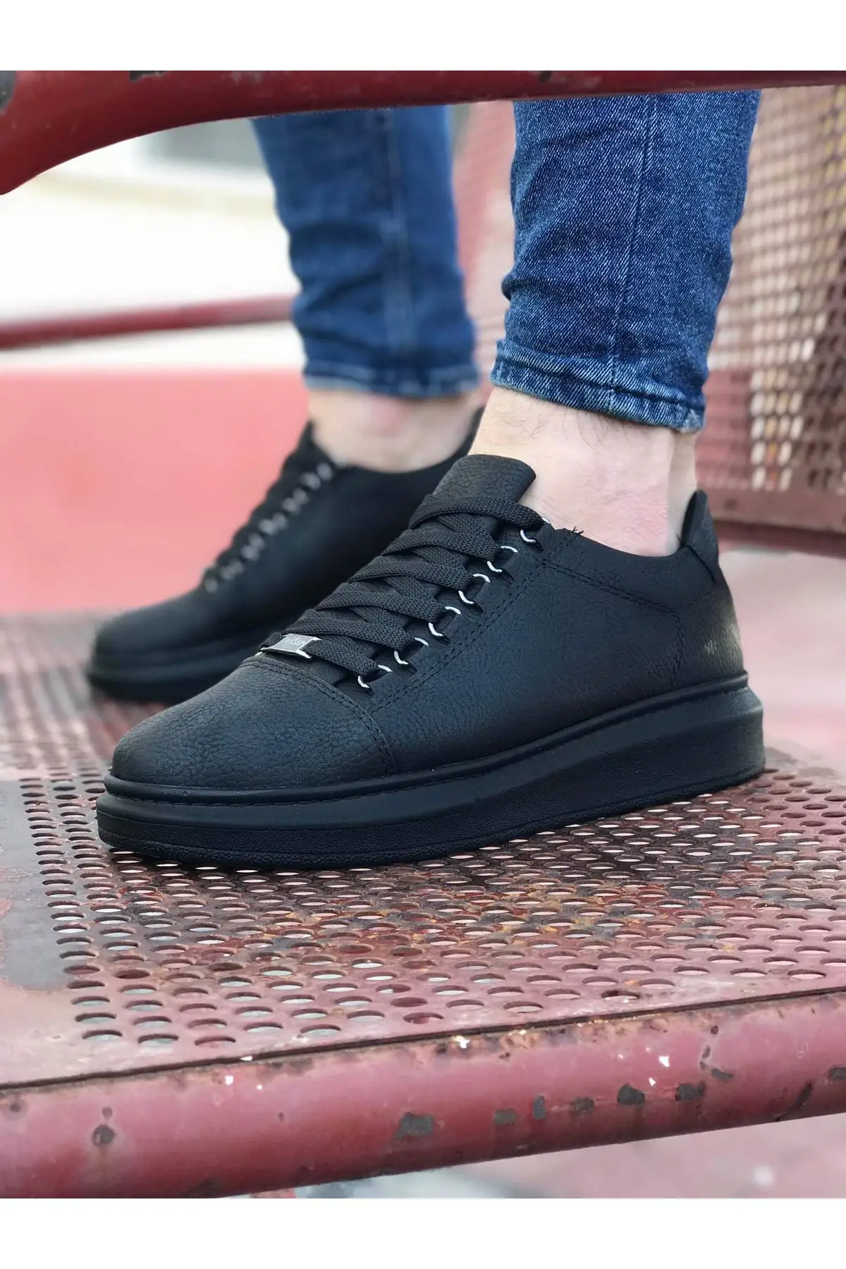 

Wagon Men's Shoes Black Lace Up Closure Faux Leather Spring and Autumn Seasons Comfortable Slip On In 2022 Fashion Wedding Orthopedic Suit Unisex Light Odorless Breathable WG08