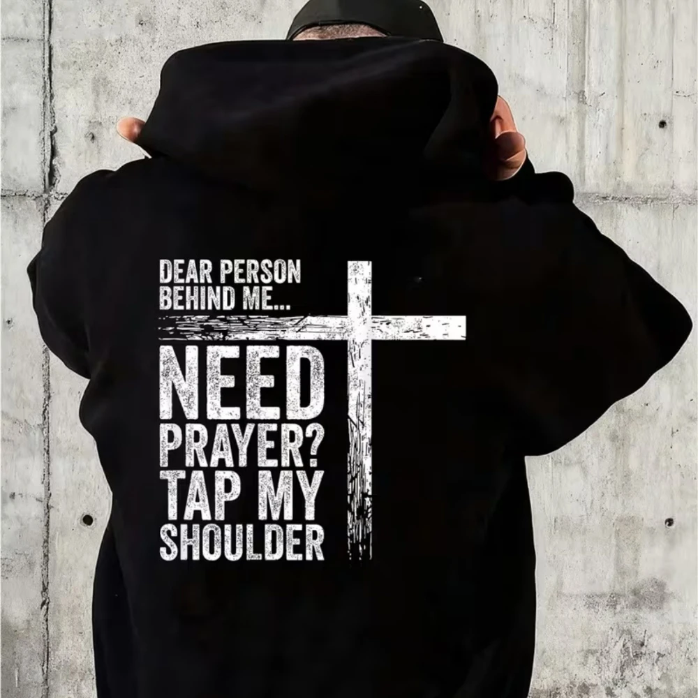 

CLOOCL People Talk About Me Behind My Back Printed Hoodie Autumn/Winter Fashion Mens Clothing