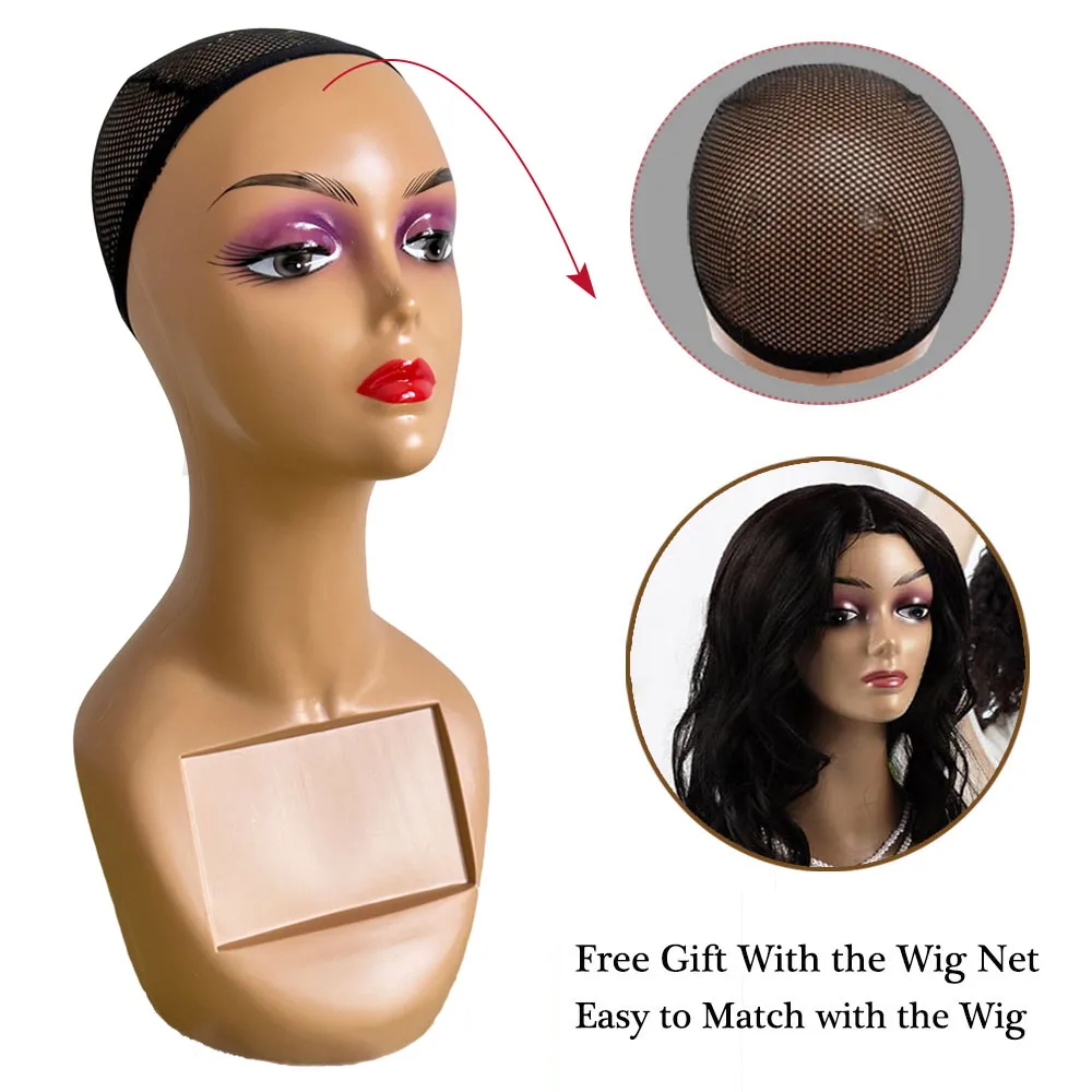 Plastic Mannequin Model Head for Display Wigs  Plastic Mannequin Head For Wig Stand For Wigs Display Making Wigs Manikin Head