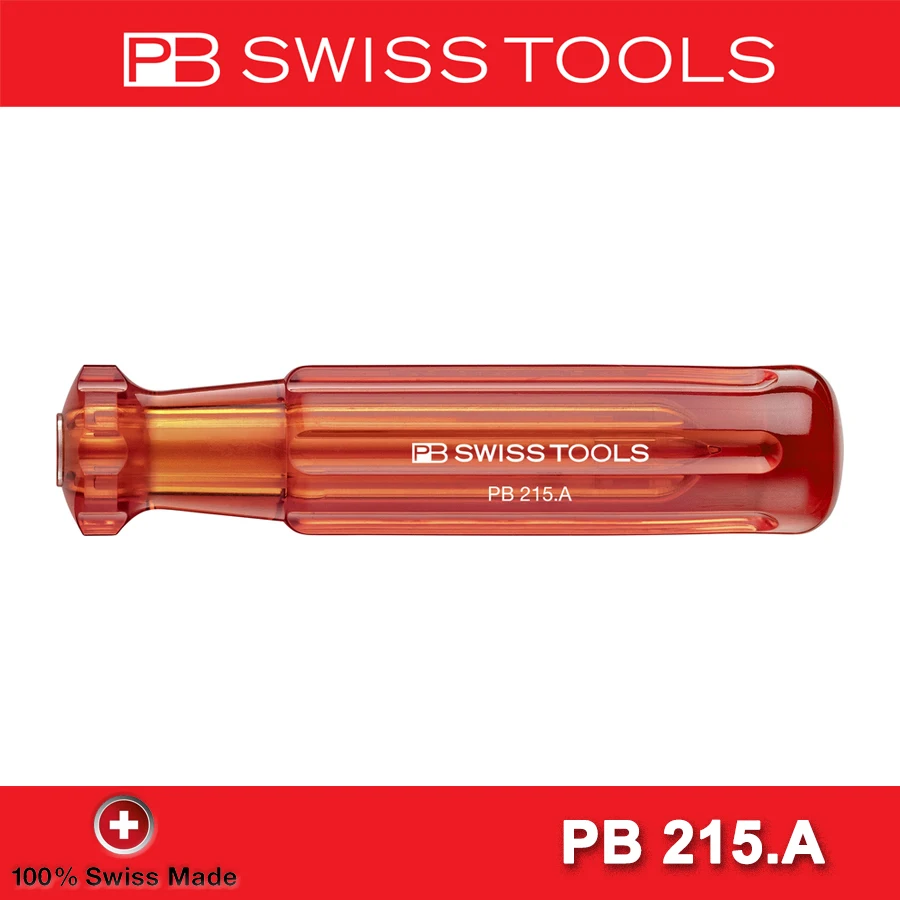 PB SWISS TOOLS SwissGrip Screwdriver Handle for PB 215 Interchangeable Blades PB 215.A