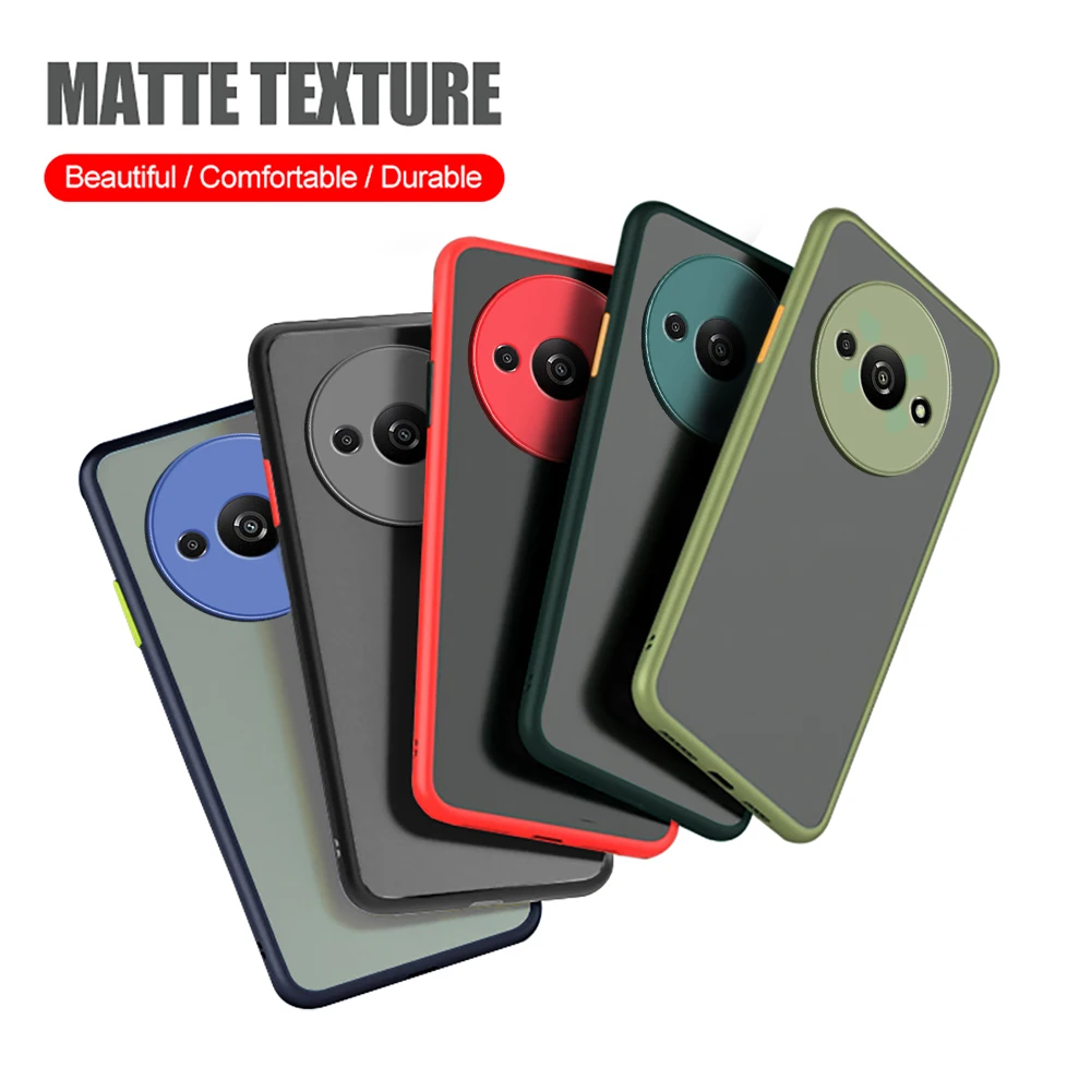Protezione Ottimale per Redmi A3 4G: Recensione Completa del Case in PC Rigido Matte con Bumper TPU