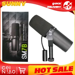 SM7B microphone sm7b dynamic microphone podcast studio set for Live/Stage Recording Podcasting cardioid Black Metal  microphone