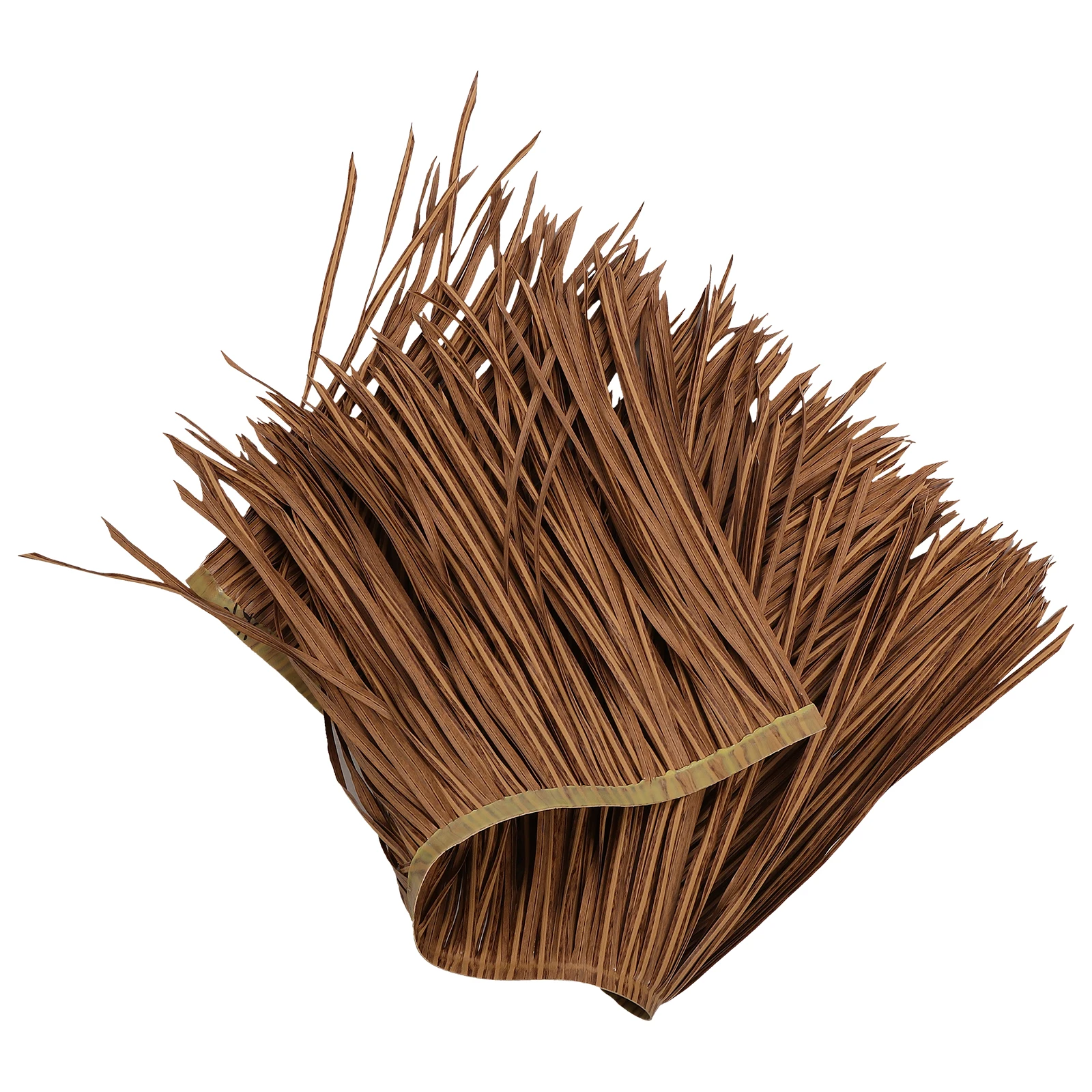 

1m Flame Retardant Straw Tile Artificial Roof Garden Decoration Park Gazebo Cover Synthetic Thatch Roofing Gray Lightweight Easy