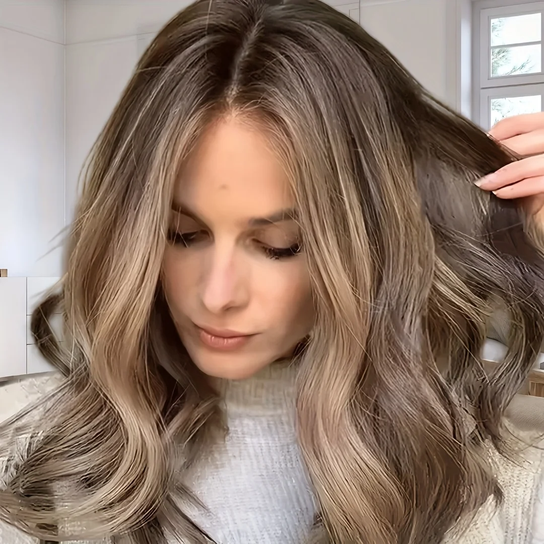 

Светлые волосы с эффектом «хайлайт», без клея, мягкие, длинные, с волнистым укладом, 5x5, на шелковой основе, еврейские человеческие волосы с baby hair, HD-кружево, европейские волосы, предварительно выщипанные.