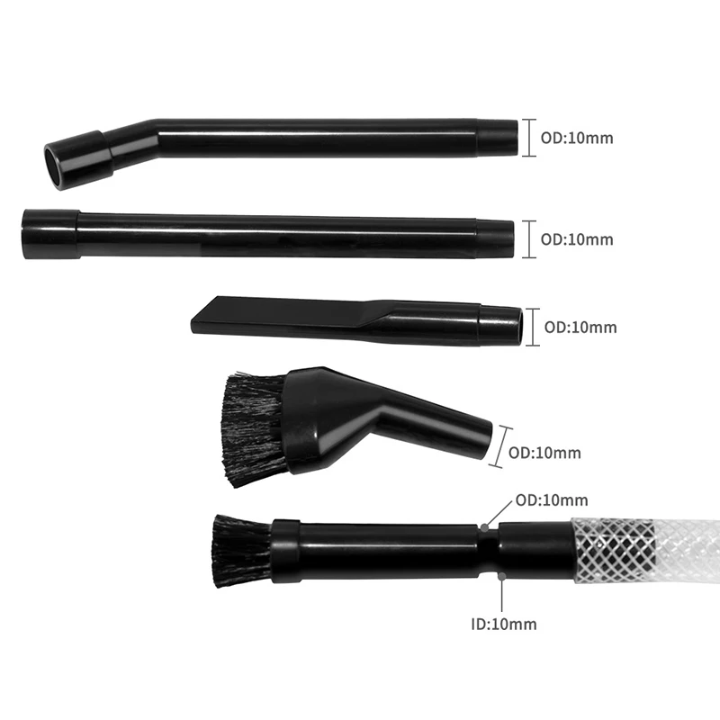 10 قطعة مايكرو فراغ مرفق عدة لوحة المفاتيح شق تنظيف أداة فرشاة مجموعة ل دايسون مكنسة كهربائية أجزاء شفط رئيس محول