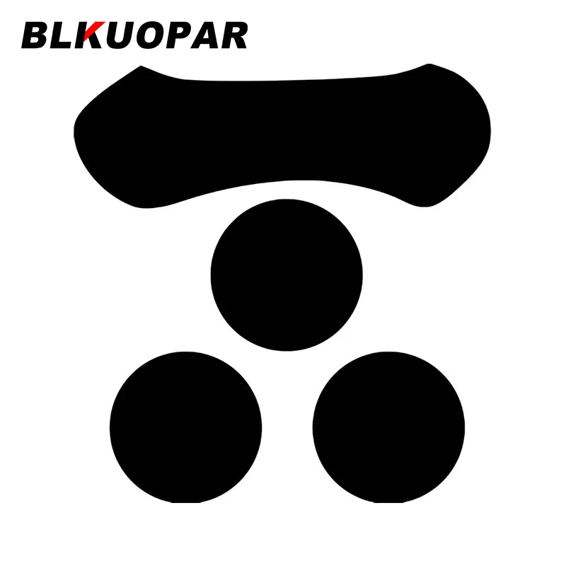 BLKUOPAR-pegatinas de símbolos divertidos para coche, calcomanía de protección solar con personalidad, accesorios para coche, vinilo troquelado, dibujos animados, aire acondicionado divertido