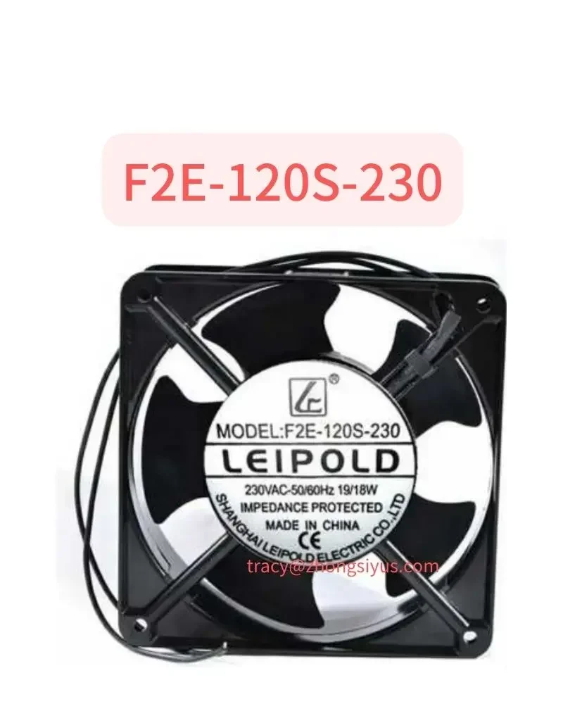 

F2E-120S-230 Brand new and original. Chassis Cabinet Cooling Fan 12038/220V 4" Chassis Cooling Fan Functional testing is intact