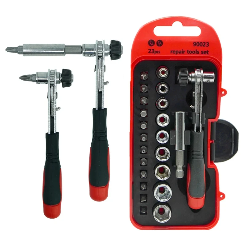 Bike Torque Wrench Set Bicycle Repair Tools Bicycle Repair Kit For MTB/Road Bike With Allen Key Torx Sockets Spanner Hand Pro