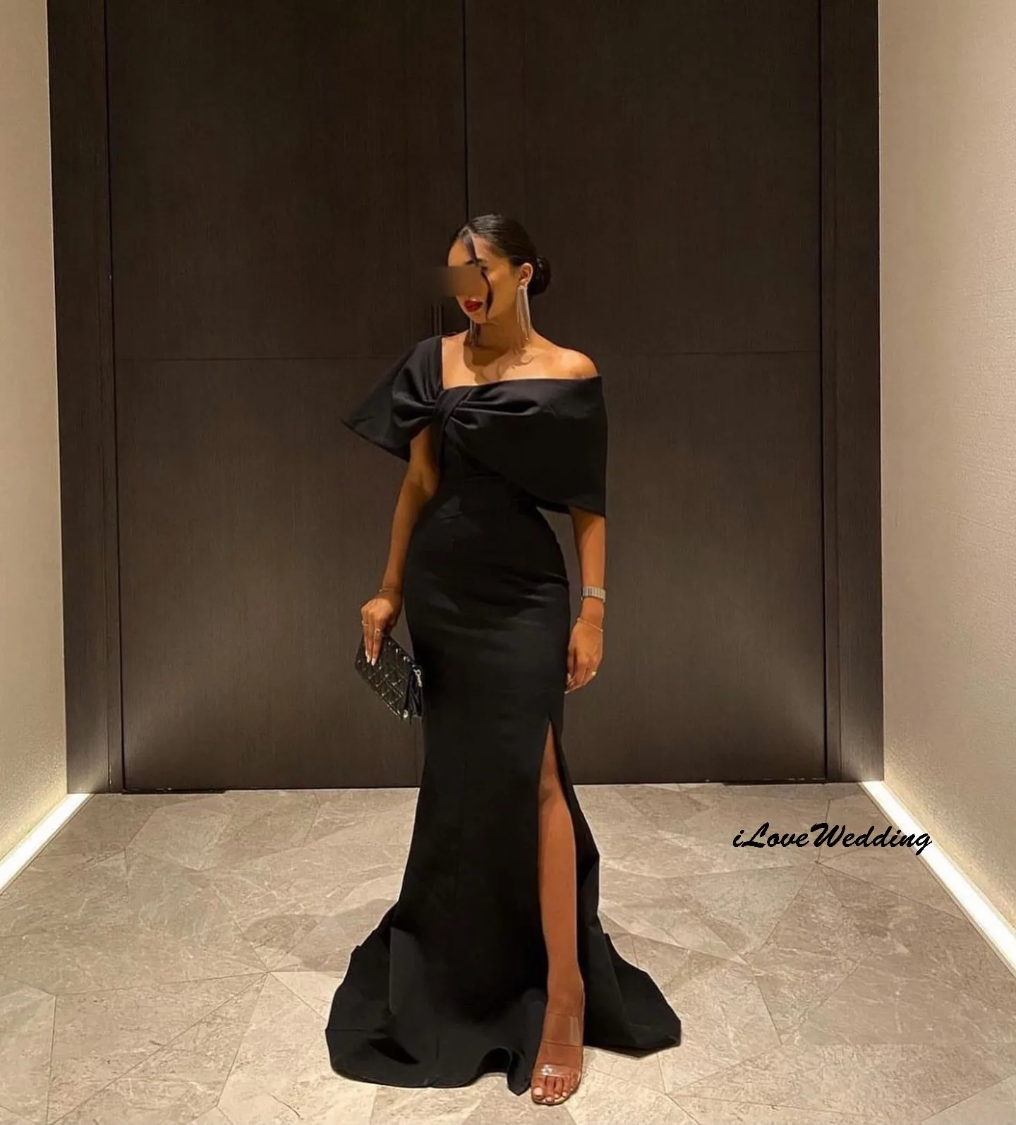 فساتين لحضور الحفلات الموسيقية أنيقة مكشوفة الكتف 2025 حورية البحر لحفلات الزفاف للنساء فستان الضيوف سويب تراين فساتين رسمية فساتين سهرة مخصصة