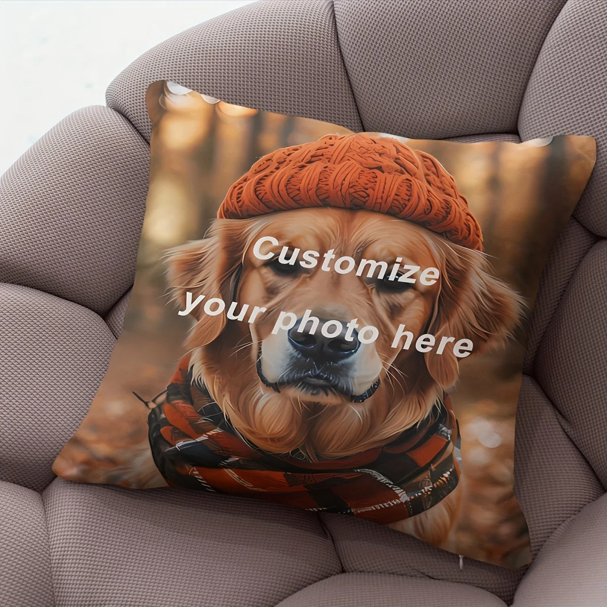 1 Custom Photo-Print Pillowcase—Perfect for Couples, Pets, and Friends, or as Decor for Weddings, Holidays, and Gatherings. image 4
