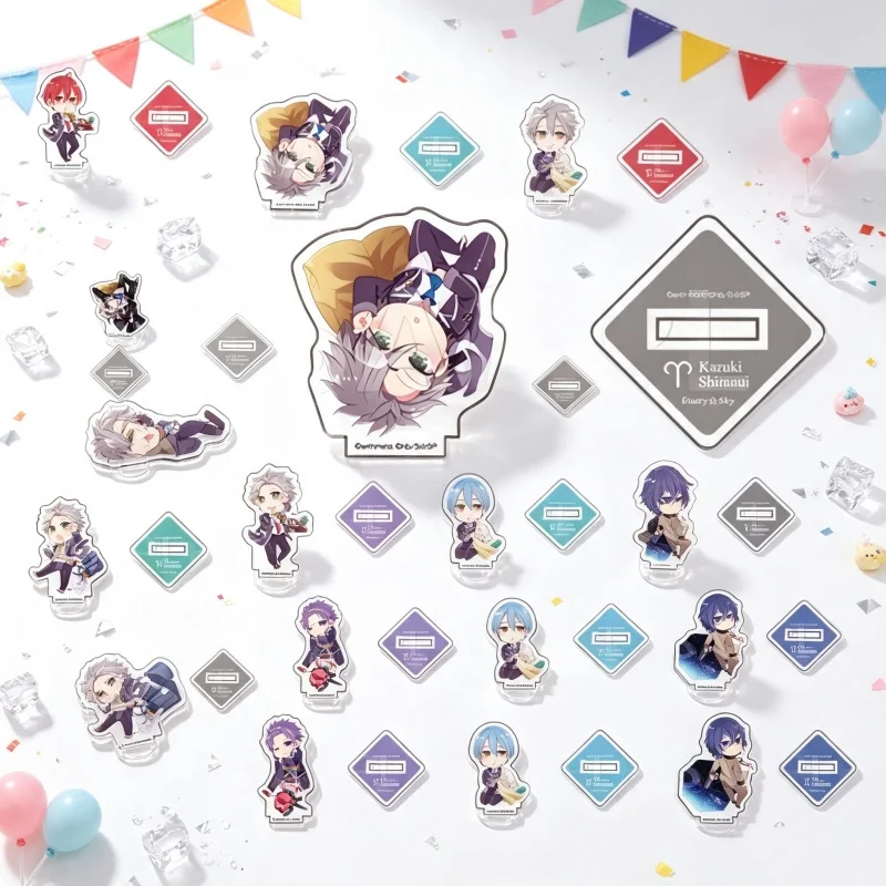 Latest hit show Starry☆Sky Anime 2026 Acrylic Stand Figures Miniatures Anime Yoh Tomoe Keychain Gifts 10cm Desk Decoration 7pcs