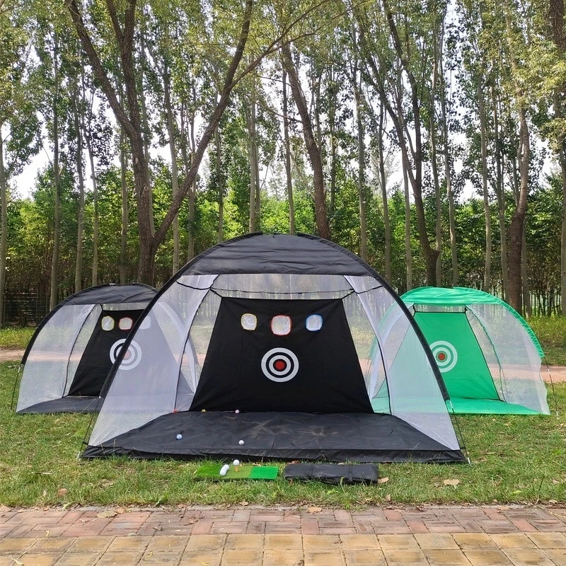 Jaula de red de bateo para práctica de Golf, carpa de objetivo de bateo para interiores y exteriores, carpa de columpio de conducción, juego de carpa de entrenamiento de Golf portátil, 3M