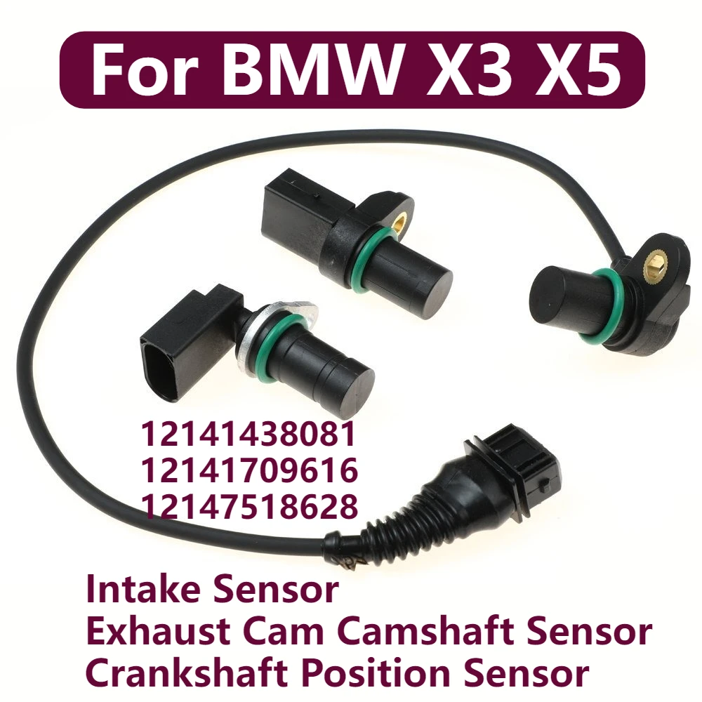 

Комплект датчиков положения распределительного вала и коленчатого вала для BMW X3 X5 12141438081,12141709616,12147518628