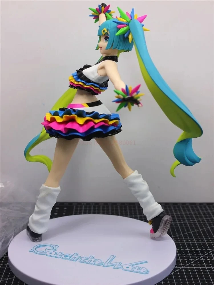 Oryginalna figurka Sega Hatsune Miku 1/8 Diva Project Holiday Catch The Wave Anime Pvc Action Decoration Model Kolekcjonerska zabawka na prezent