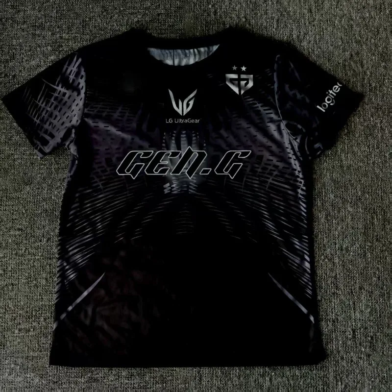 

2025 3D Printed Team Short Sleeved T-shirt, 2025 League of Legends World Championship Team Uniform, Quick Drying Esports Suit