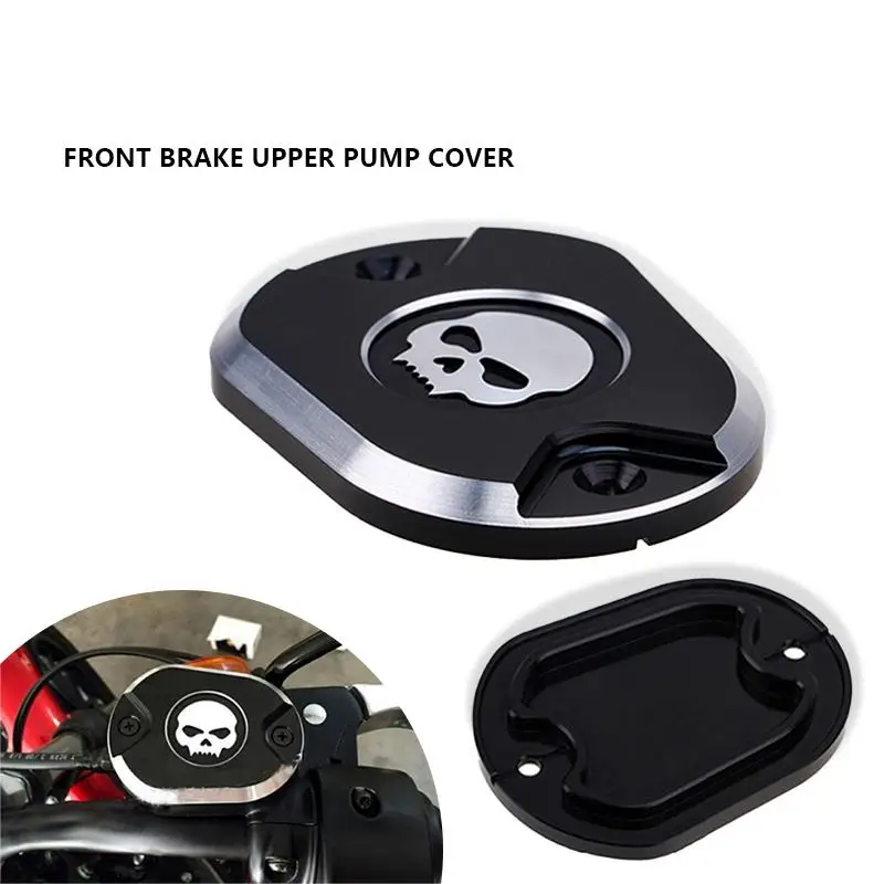 H*rley XL883 XL1200 X48 X72 Modified Front Brake Upper Pump Cover Oil Pump Cover