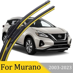 Windshield Wiper Blades For Nissan Murano Z50 Z51 Z52 2003-2023 2 PCS Windshield Cleaning Car Accessories 2004 2008 2018 2020