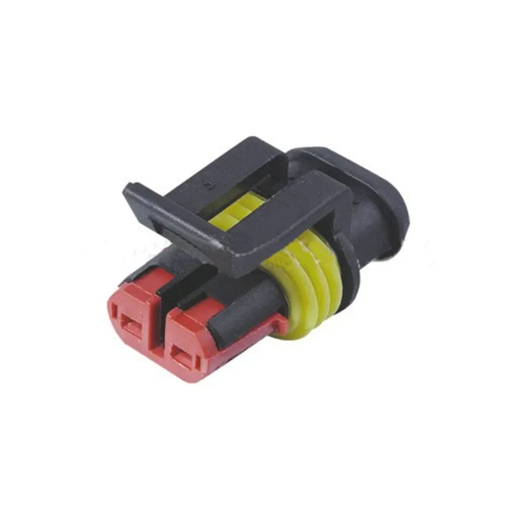 5/10/20/50/100sets auto tyco foglight modified waterproof wire harness cable male connector 282080-1