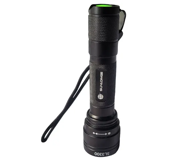 Sunlonge SL3300 UV Blacklight Industrial Ultraviolet Flashlight 3W UV LED Mini Torch Light