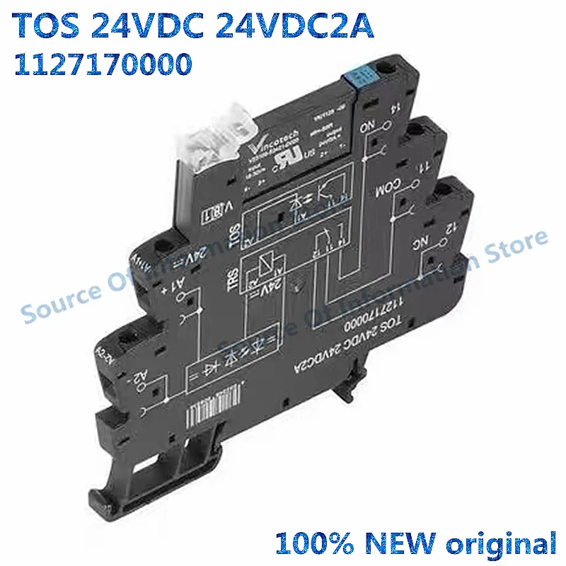 10Pcs, Solid State Relay Modules, TOS 24VDC 24VDC2A 1127170000