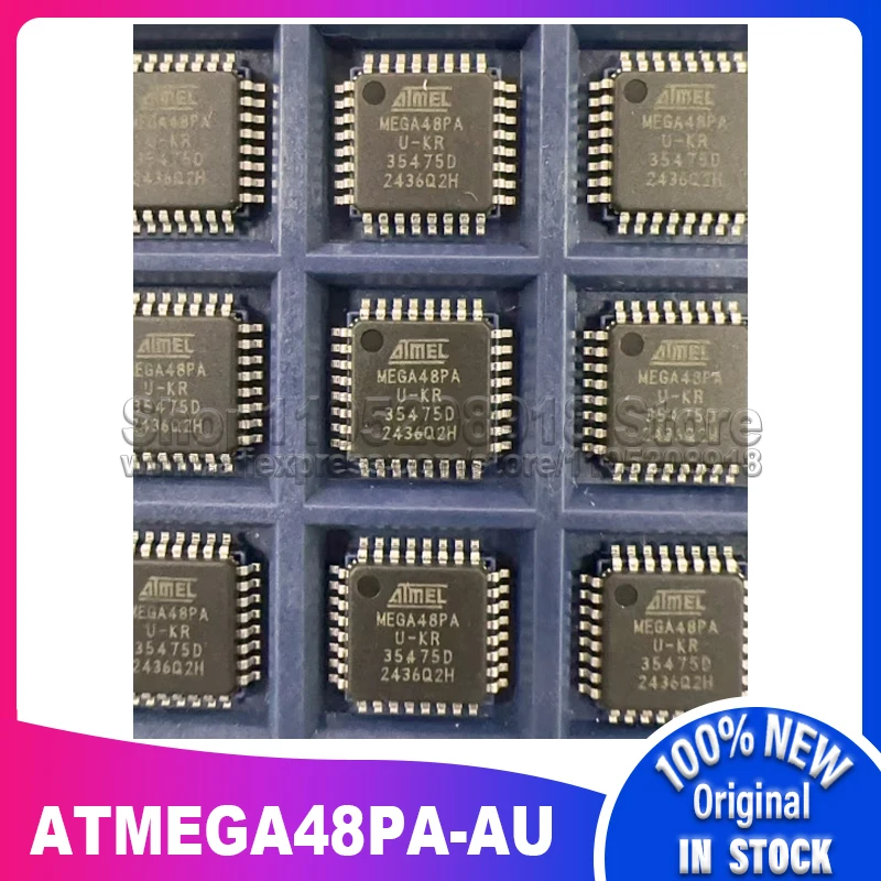 10 PZ/LOTTO ATMEGA48PA-AU MEGA48PA U-TW U-TH 100% Nuovo stock Spot