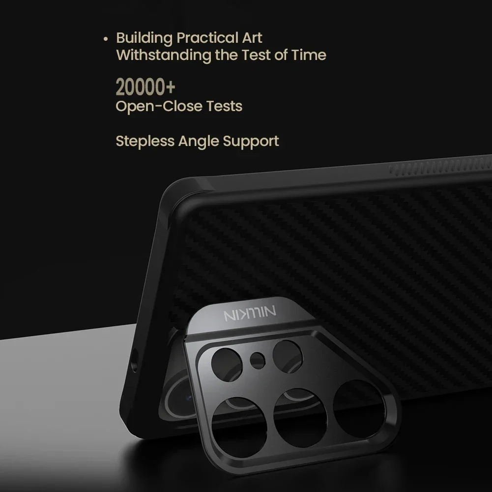 NILLKIN Magsafe Aramid Fiber Case For Samsung Galaxy S25 Ultra With Kickstand Anti-Drop For Samsung S25 Ultra Magnetic Cases
