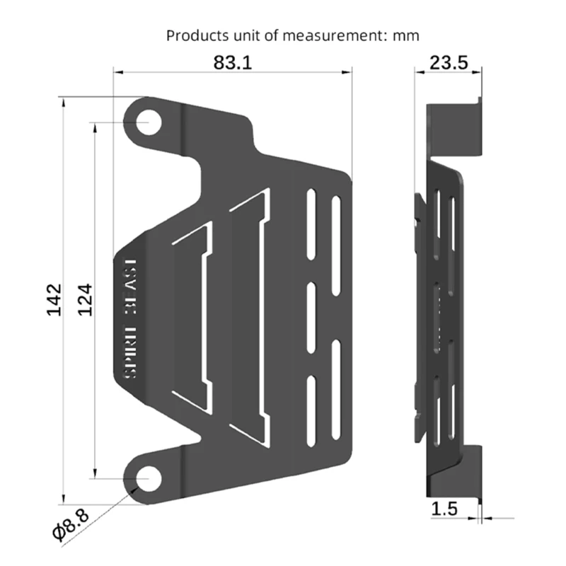 Cubierta protectora del cilindro pinza del freno delantero motocicletas para Cub 110 CC110