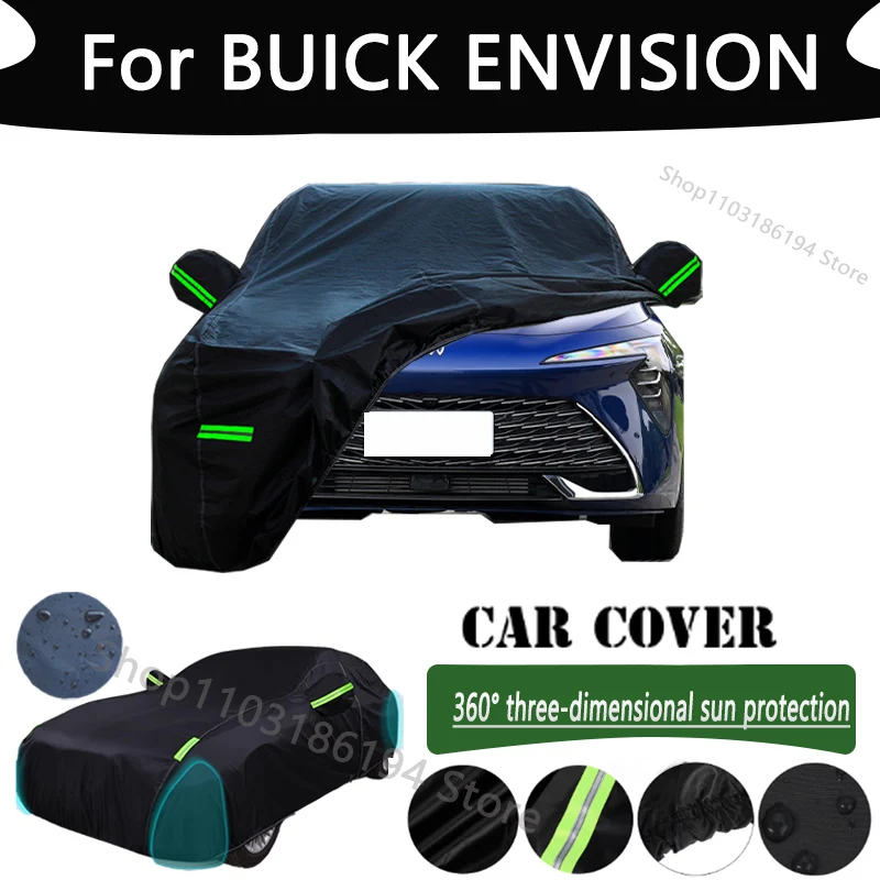 

For BUICK ENVISION Outdoor Protection Full Car Cover Snow Covers Rainwater Sunshine Dustproof Scratches Car Cover